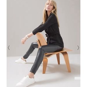 WHBM Vegan Leather Runway Legging